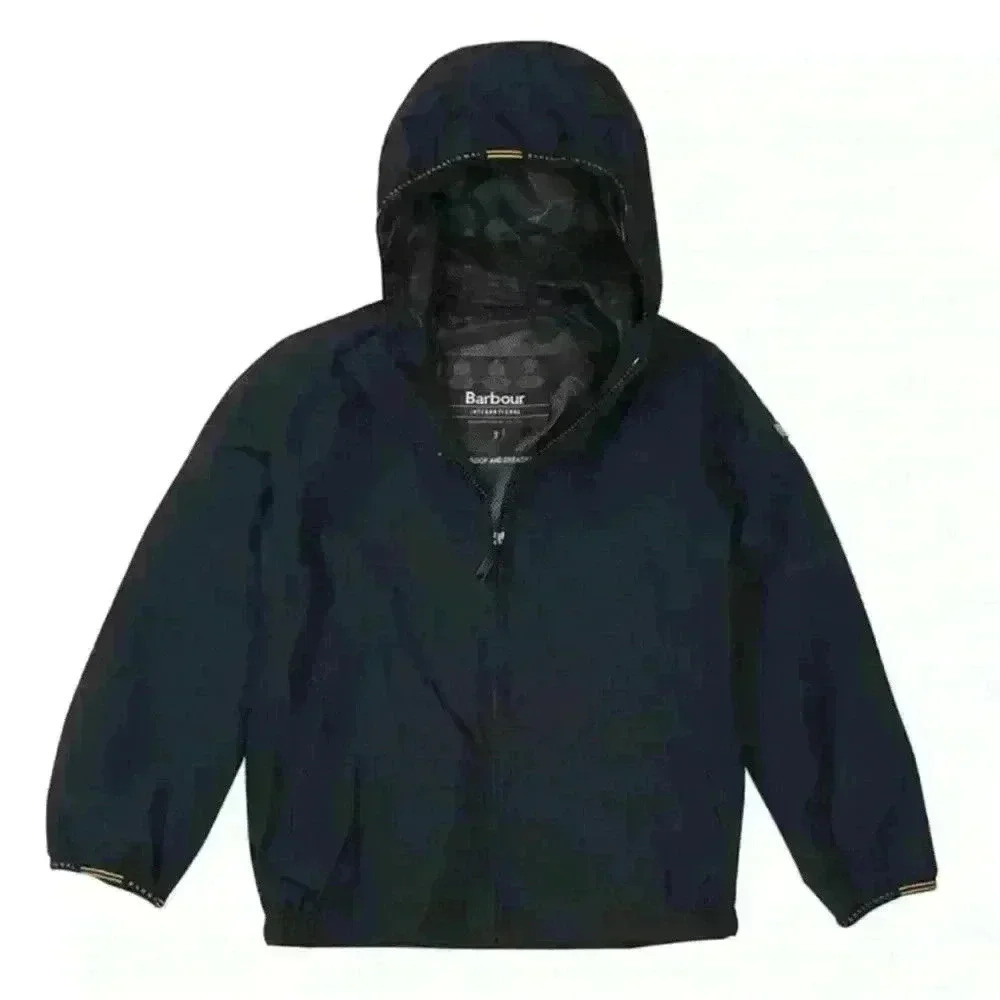 Barbour International Boys Waterproof "Grange
Parka" Black Size XXS (2/3 Years)